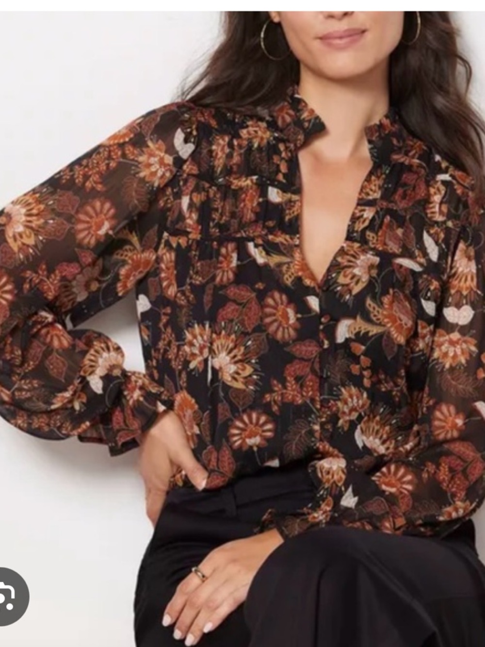 EVEREVE Floral Blouse